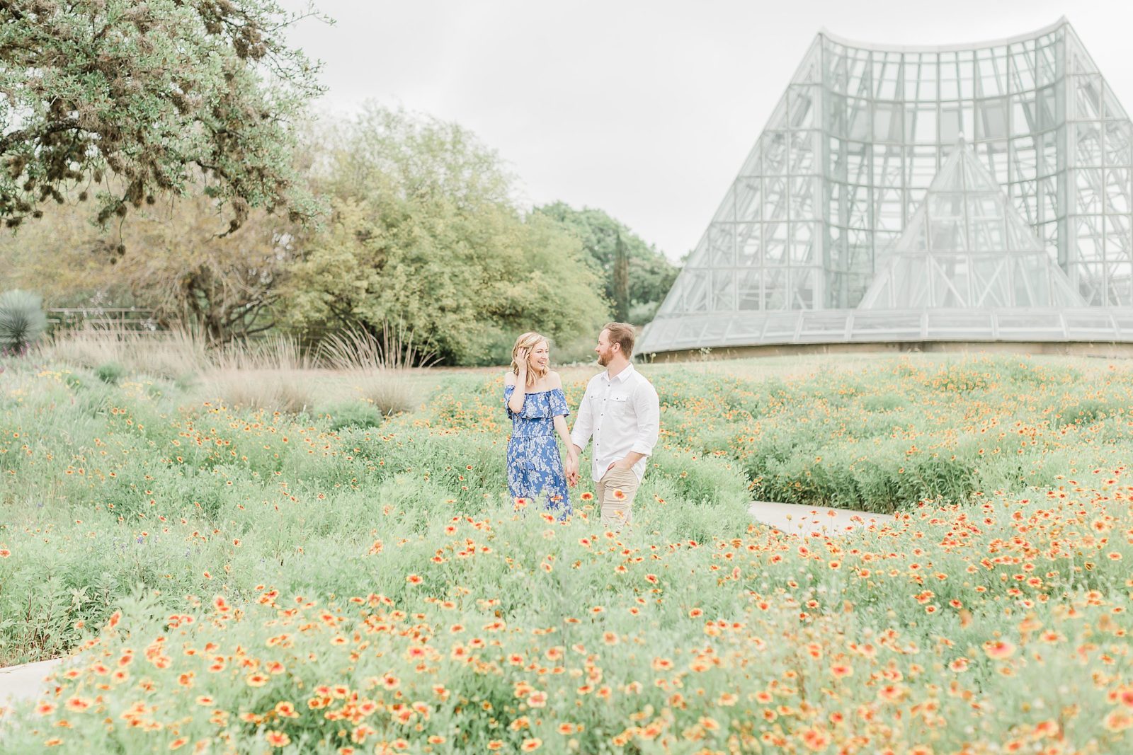 Wildflower Engagement Session, Anna Kay Photography, San Antonio Wedding Photographer