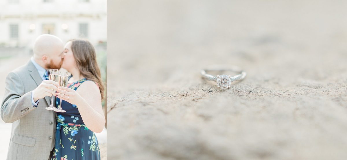 The Witte, San Antonio, Engagement Picture, Ring Pictures