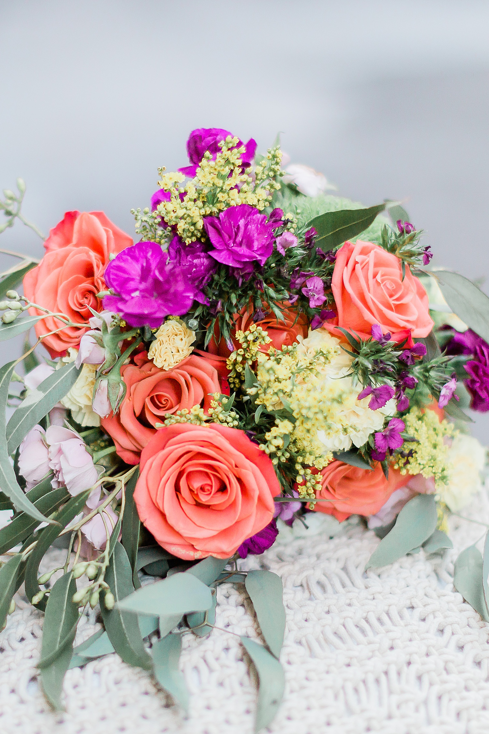 Bright and Vivid Wedding Bouquet