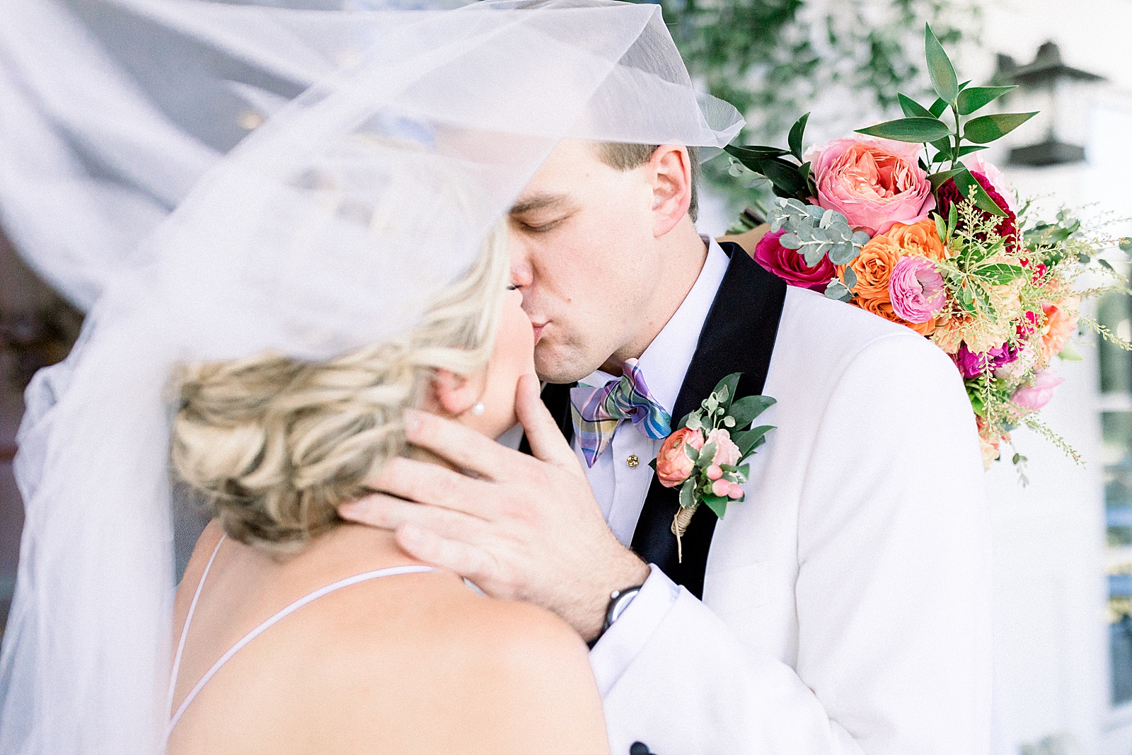 Veil-Kissing-Newlywed-Picture
