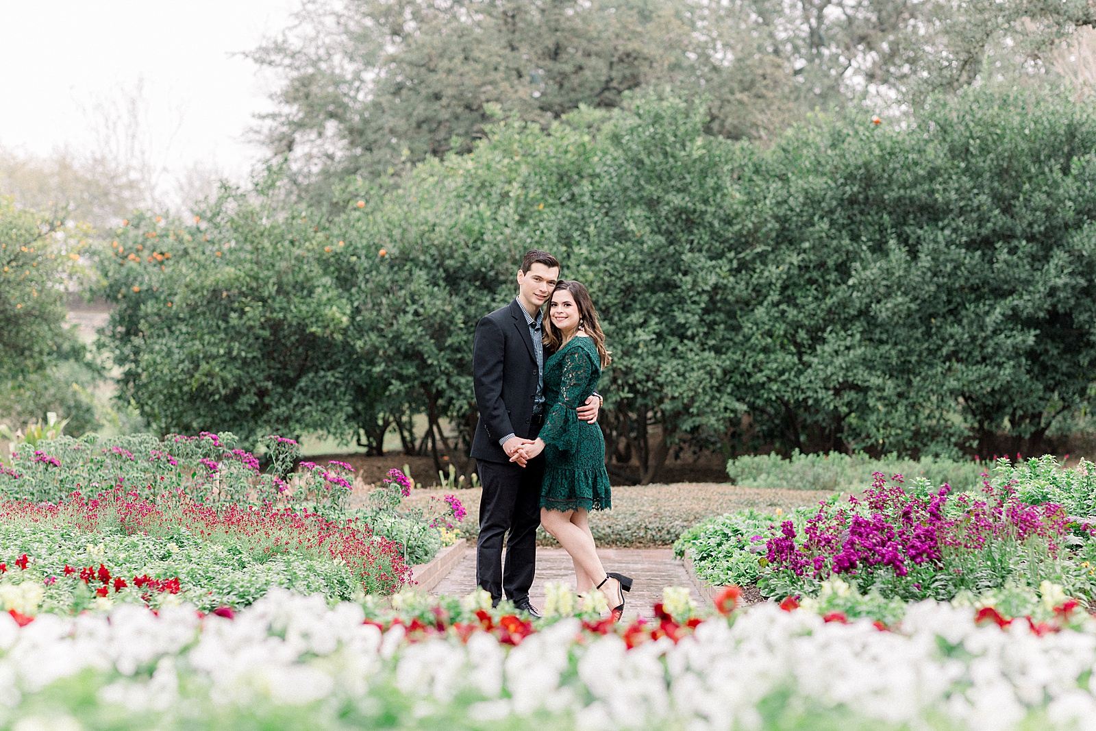 Garden Engagement Session-Anna Kay Photography-San Antonio Wedding Photographer