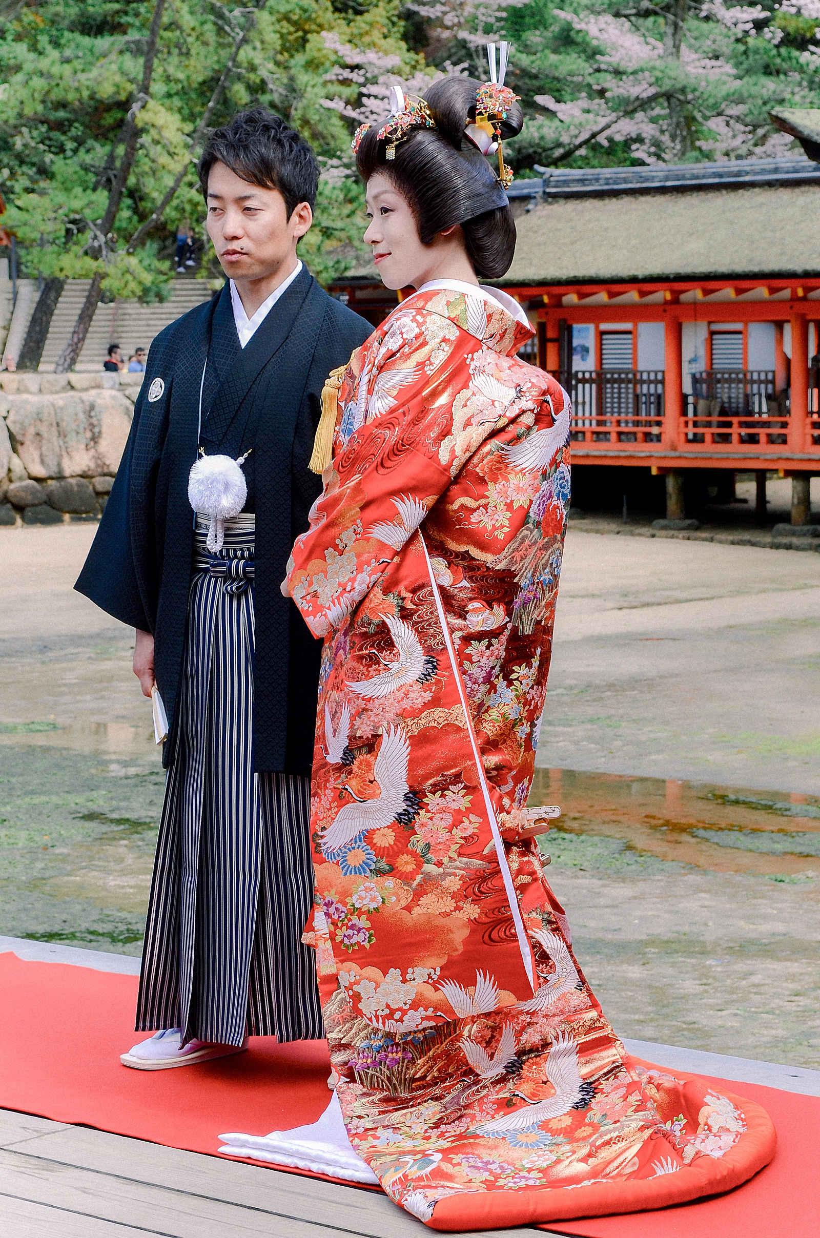 Itsukushima Shrine Wedding, Mijajima, Hiroshima, Anna Kay Photography, Tokyo Destination Photographer