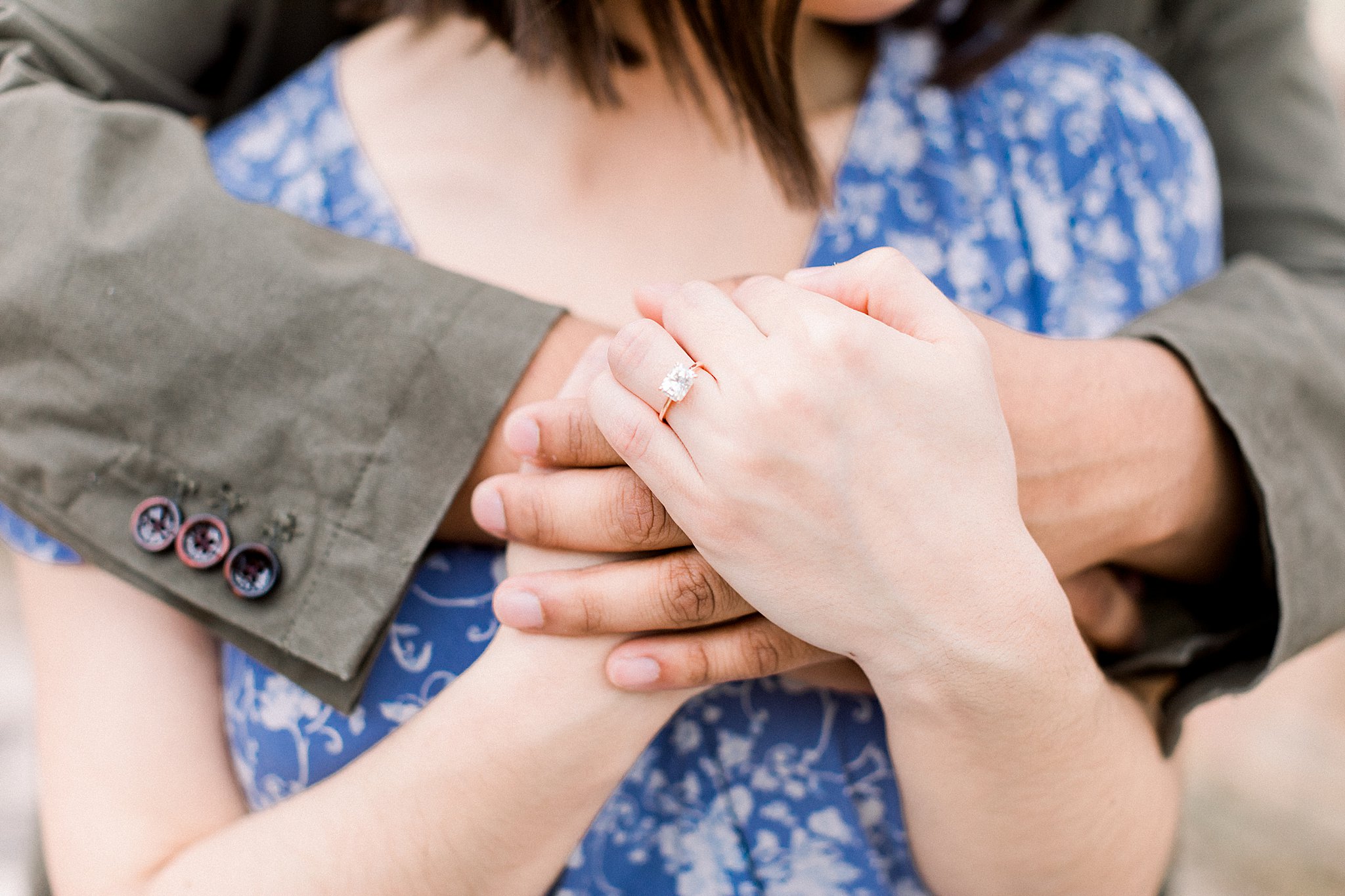 Holding Hands Engagement Picture-Anna Kay Photography-Texas Wedding Photographer