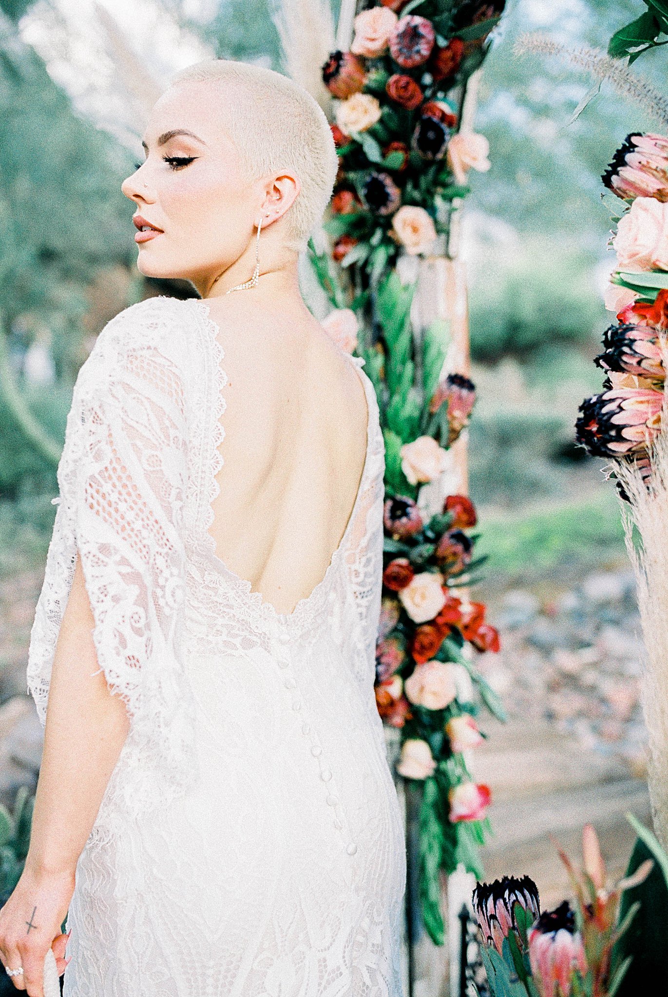 Desert Bridal Session, Phoenix at The Buttes