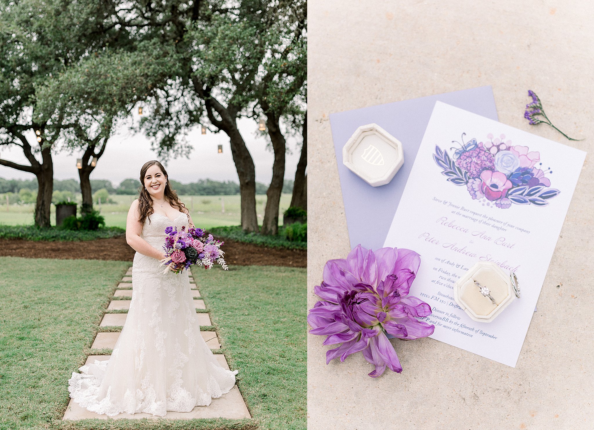 Lavender and Purple Wedding Inspiration, Anna Kay Photography, Austin Wedding Photographer