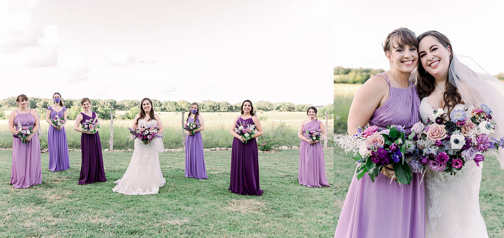 Purple and Navy Wedding at Stonehouse Villa, Austin, Texas, Wedding Photographer