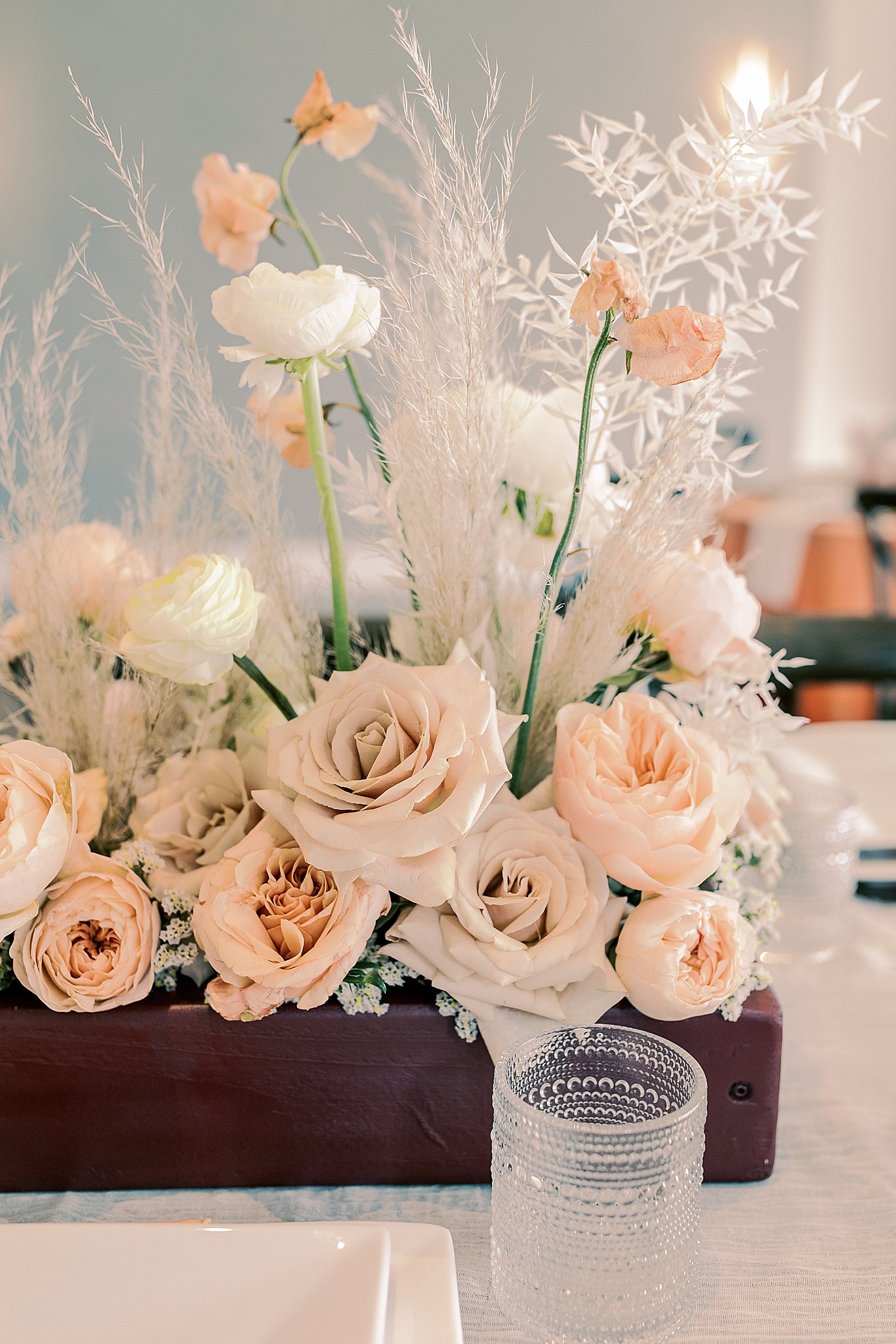 Wedding Centerpieces by Kismet Flowers in Austin, Texas