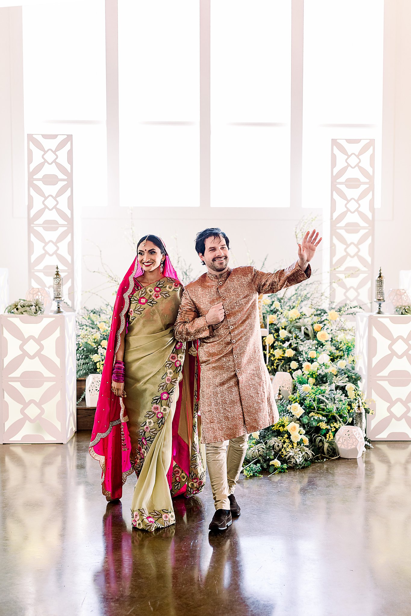 Indian fusion bridal fashion